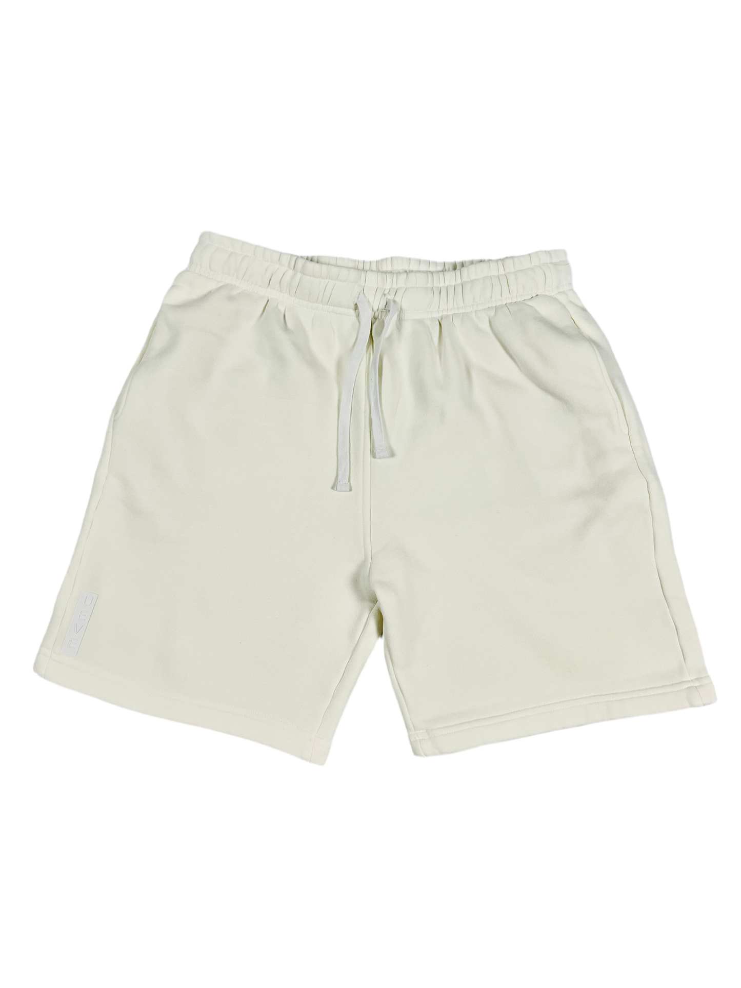 White Fleece Shorts